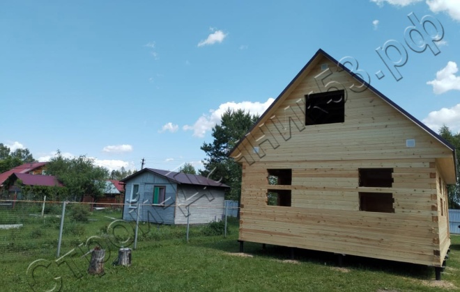 3 Брусовой дом К-34, 6х9м, 94.5 М², Московская область, Талдомский район, СНТ Норд. (7)